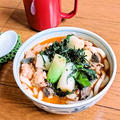 主人の手料理でお昼ご飯