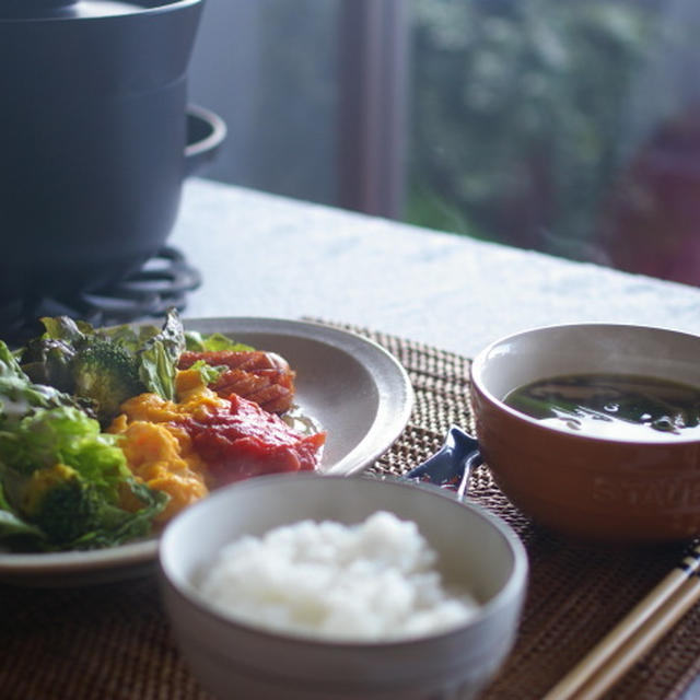 ダイレクトフリージング野菜を使った簡単朝食①