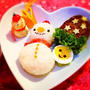クリスマスに＊雪だるまおにぎり