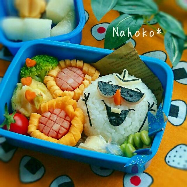 作り方!?夏に憧れるオラフ❤キャラ弁～