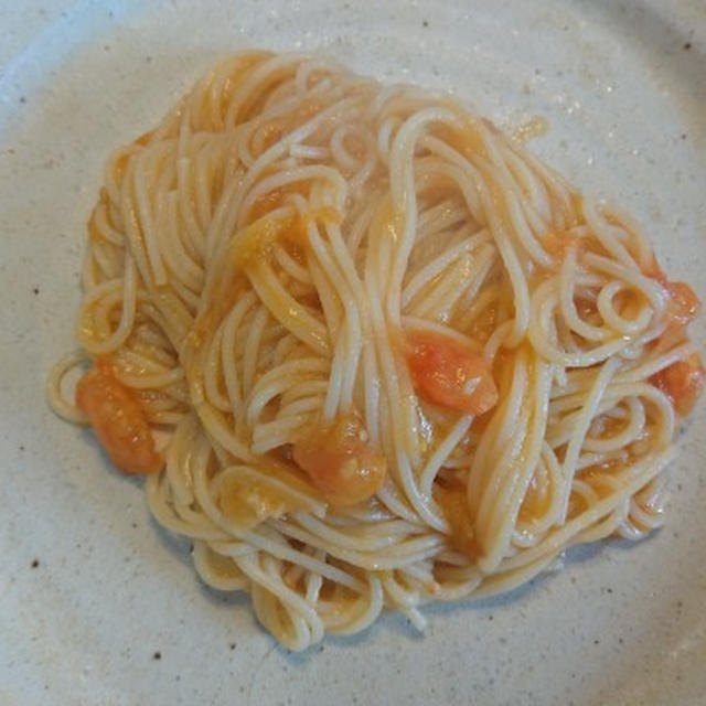 超絶シンプル、フレッシュトマトのスパゲッティ