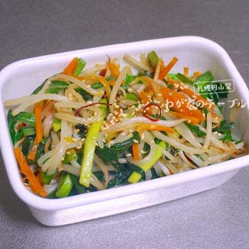 野菜不足かな？と思ったら作る副菜「焼きナムル」