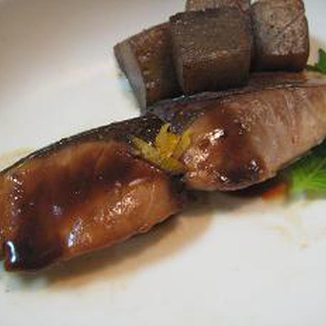 ぶりのはちみつ黒酢照り焼き