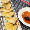 余った素麺でニラチヂミ by cookingmamyさん