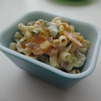 春食材で作る早茹でパスタdeパスタサラダ♪