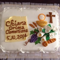 Prima comunione (初聖体受拝式)のケーキ