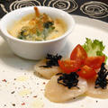ホタテの貝柱で、温冷2種類の前菜。 by ゆりぽむさん