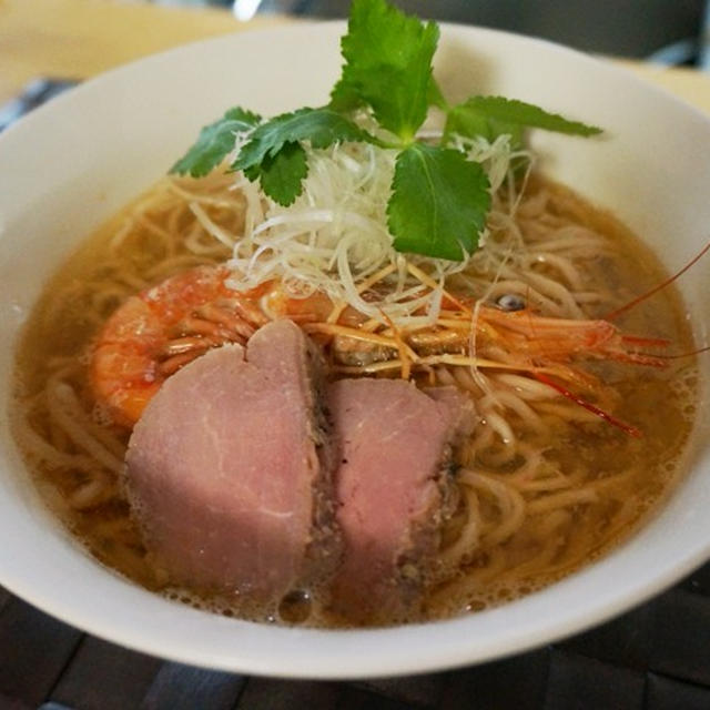 端麗海老そば＠自作ラーメン　レシピ＆作り方