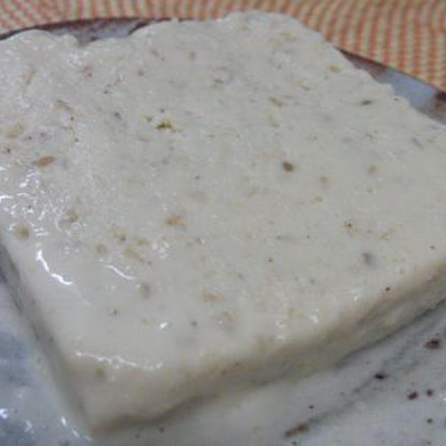 すりごまと豆乳と片栗粉でごま豆腐 By 花ぴーさん レシピブログ 料理ブログのレシピ満載