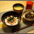 ネギトロ丼とひじき。