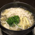 菊池隆さんの「雪解けふわふわ鍋」とシメの「サッパリみかんそば」のレシピメモ