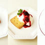 ブラックベリーソース＆チーズケーキ