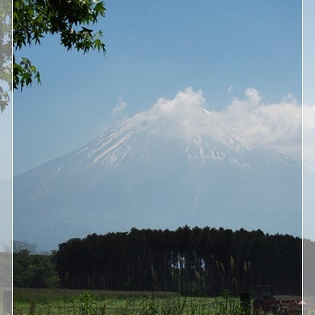 富士山でパワーをもらいました。