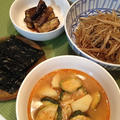 野菜いっぱい、韓国家庭料理を。