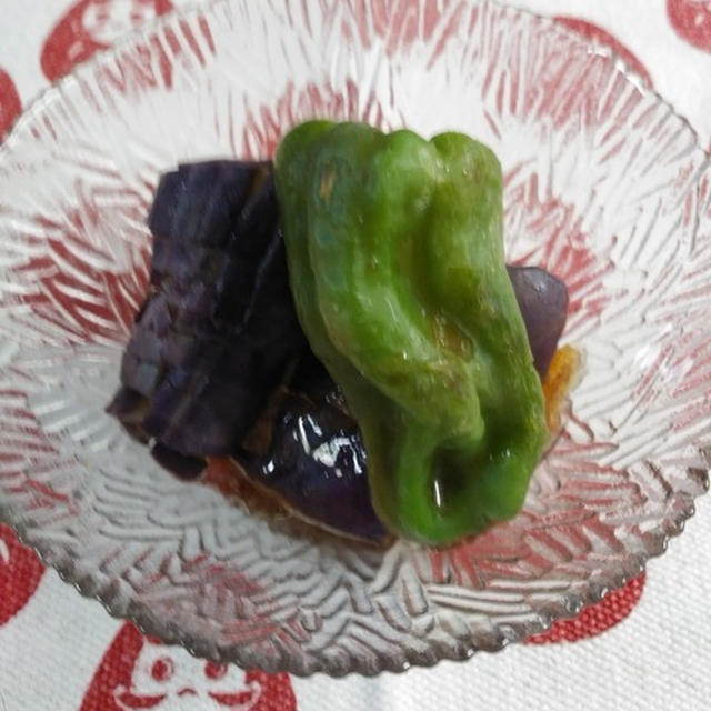 おいしい夏野菜！茄子とピーマンの南蛮漬け