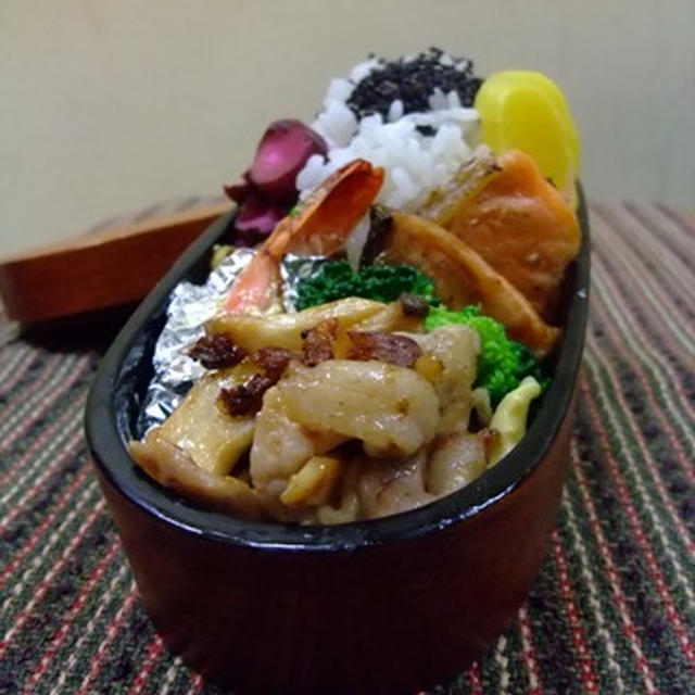 母の手作りお弁当。