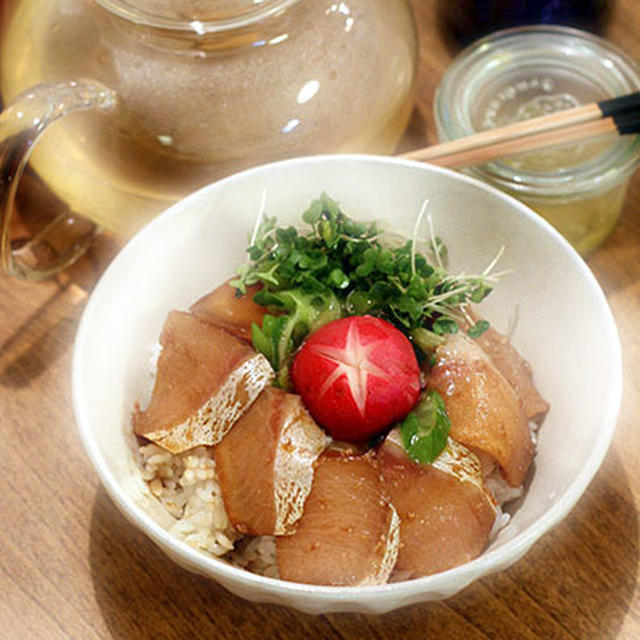 おうちでgoto/大分　鰤のあつめし丼