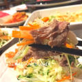 簡単！美味しい！焼き肉も楽チン♪　お肉巻き巻きにぴったりなお野菜の塩レモンナムル by SHIMAさん