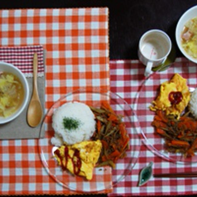根菜そぼろ☆ごはん