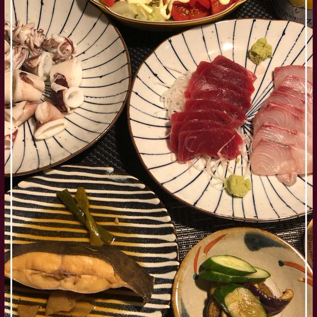 魚屋さんがやって来たー！お魚いっぱい