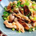 鶏肉と平茸の煮物(動画レシピ)/Chicken and Hiratake mushrooms.
