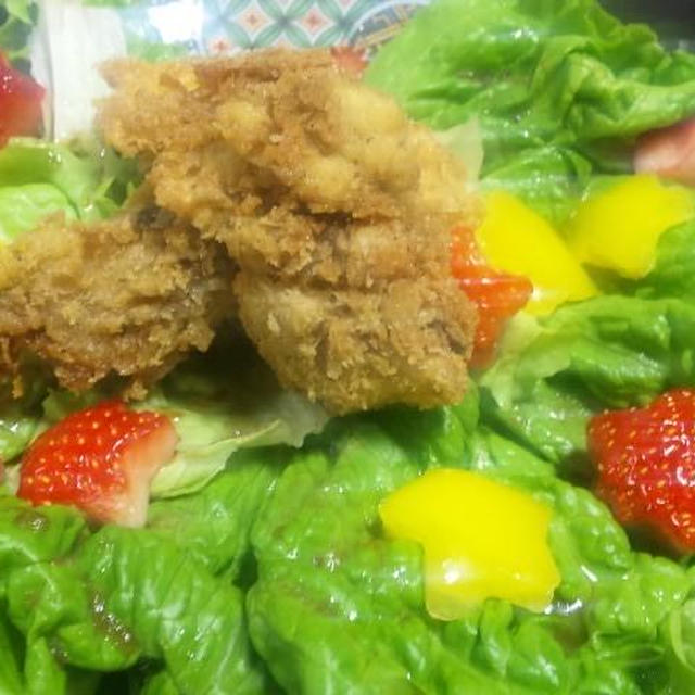 クリスマスイブ～♪ご馳走＾＾　　　　　　　　　苺入りマヨソース（キッチンラボ）