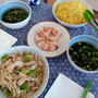 禁酒 お水で１９番ホール ～ 自家製簡易ラーメンスープでつけ麺