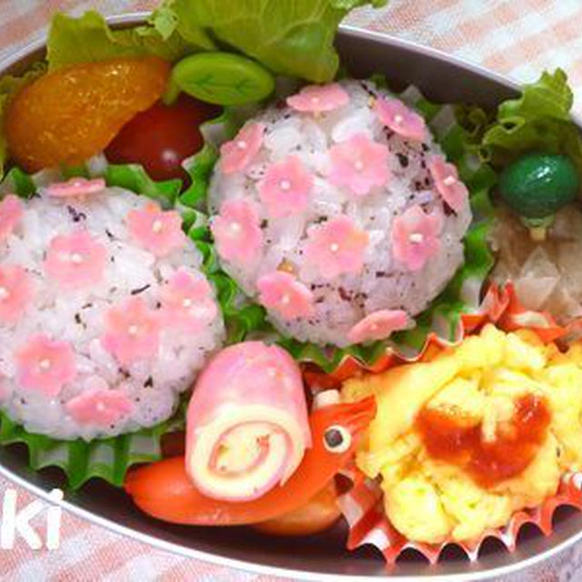 キャラ弁**紫陽花とかたつむり
