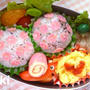 キャラ弁**紫陽花とかたつむり