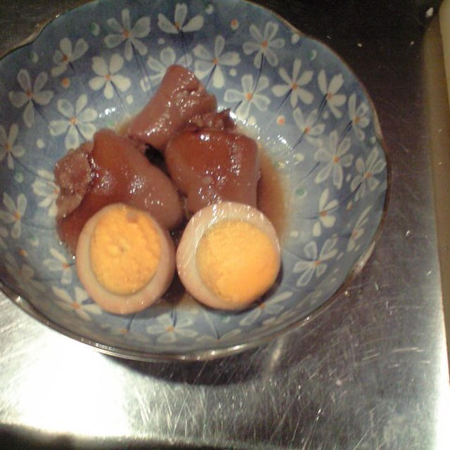 豚テール（しっぽ）と玉子の黒糖煮