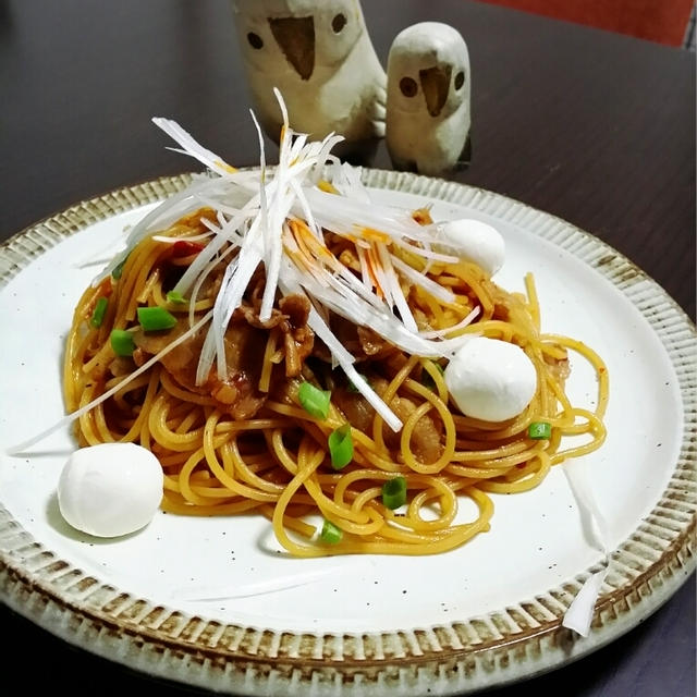 おすすめ辛いパスタ+しば漬け炒飯+その他モロモロ