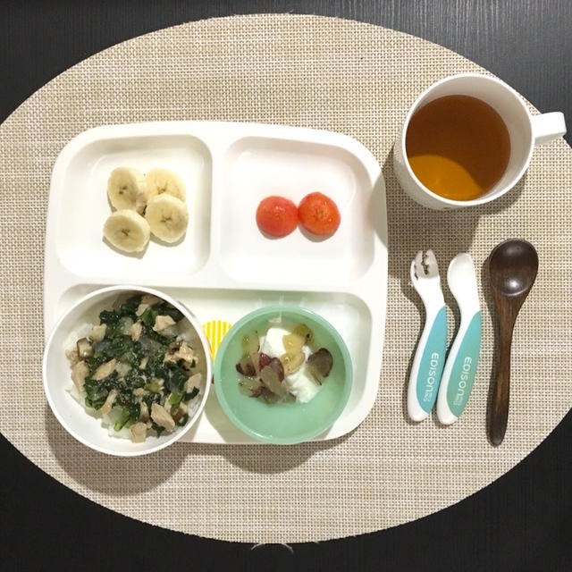 【離乳食完了期】鮪と小松菜のスープご飯