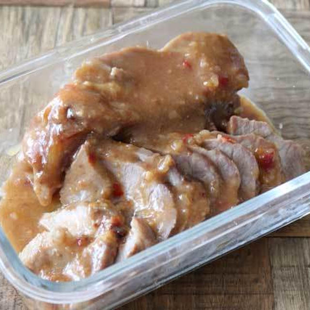 レンジで簡単に出来る！ジューシー豚みそチャーシューのレシピ