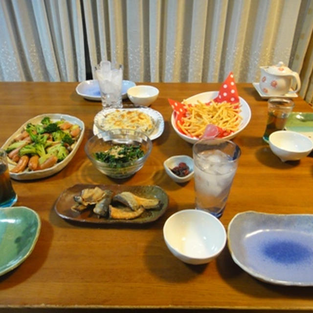 １２月３日の夕飯　***　本日一日　靴も履かずに～冷蔵庫掃除飯♪　***