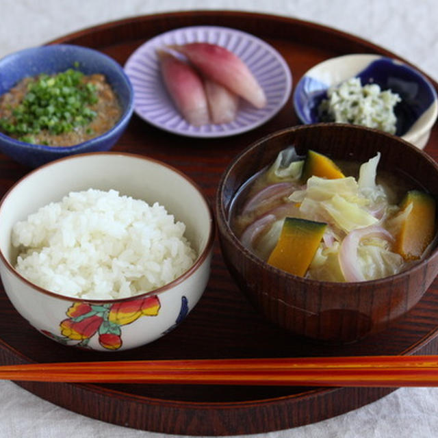 ごはんとみそ汁献立