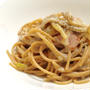 舞茸の豆乳クリーム全粒粉パスタ