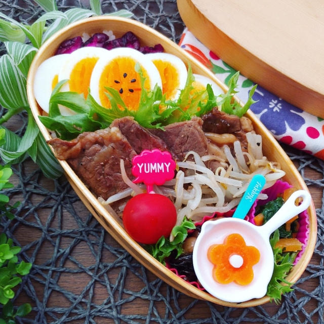時短deちょっぴり豪華な弁当。