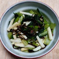 小松菜と長芋の梅昆布味