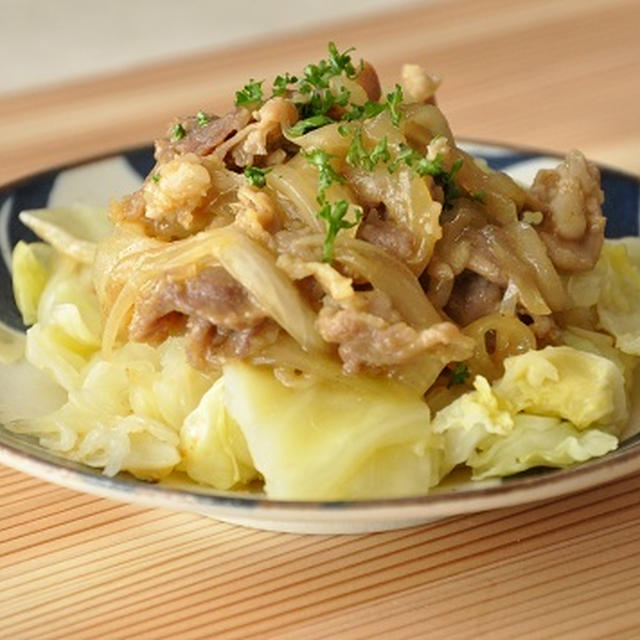 10分138円ストックおかず♡豚こまと玉ねぎのピリ辛炒め