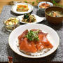 【レシピ】韓国風まぐろとサーモンの漬け丼✳︎簡単✳︎時短