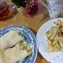 「セロリと卵のスパイシー★カップ」と「モチモチクレープ」