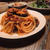 ～今日の晩ごはん＿なすとひき肉のパスタ～