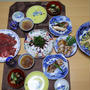 香川県産：真鯛の讃岐白みそ漬け・親鶏・タコの刺身など（高松最後（8日目）の晩餐）