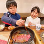 今夜は今半のすき焼きです！！