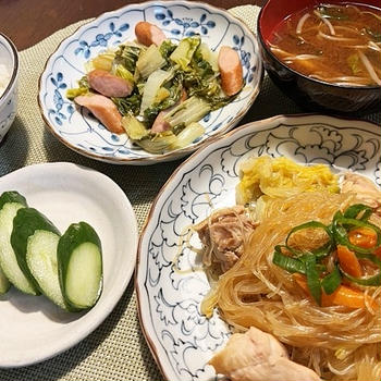 嬉しいお届け物～＆鶏肉と白菜の春雨煮