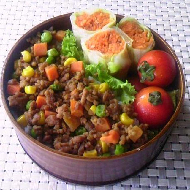 ドライカレーのお弁当