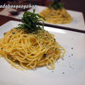 アンチョビと大葉のパスタと新じゃがのアンチョビ炒め