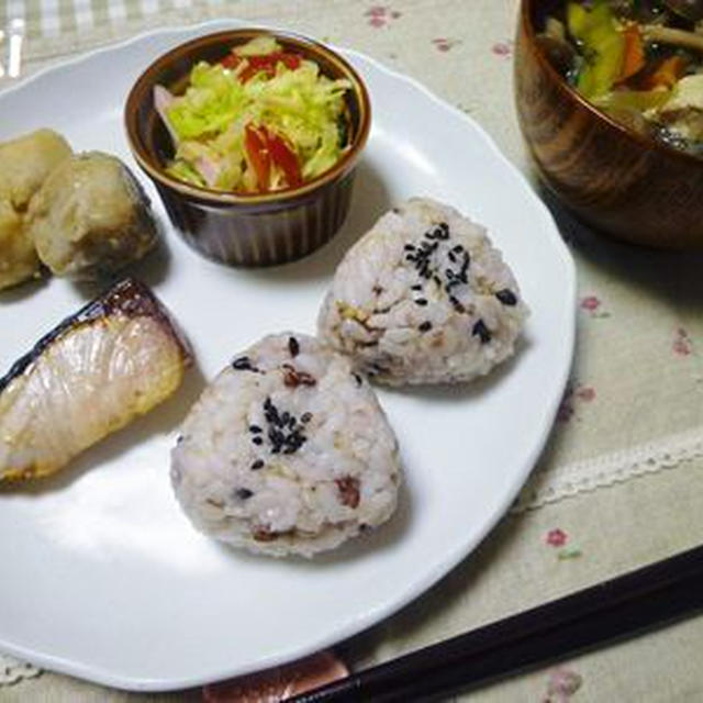 今日のワンプレート朝ごはん