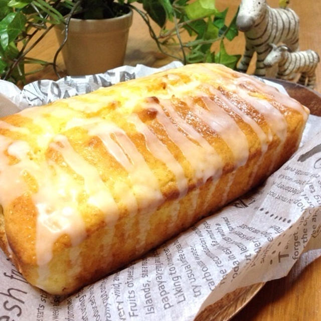さっぱり レモン風味のヘルシーパウンドケーキ By はるはるさん レシピブログ 料理ブログのレシピ満載