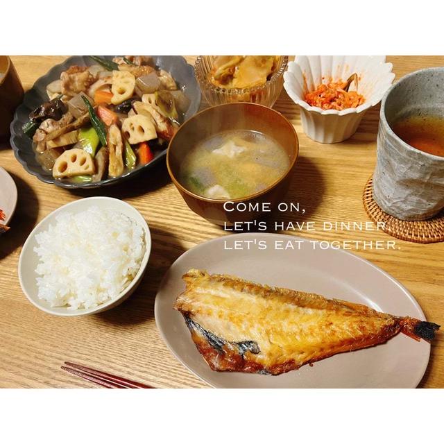 ある日の晩ごはん。